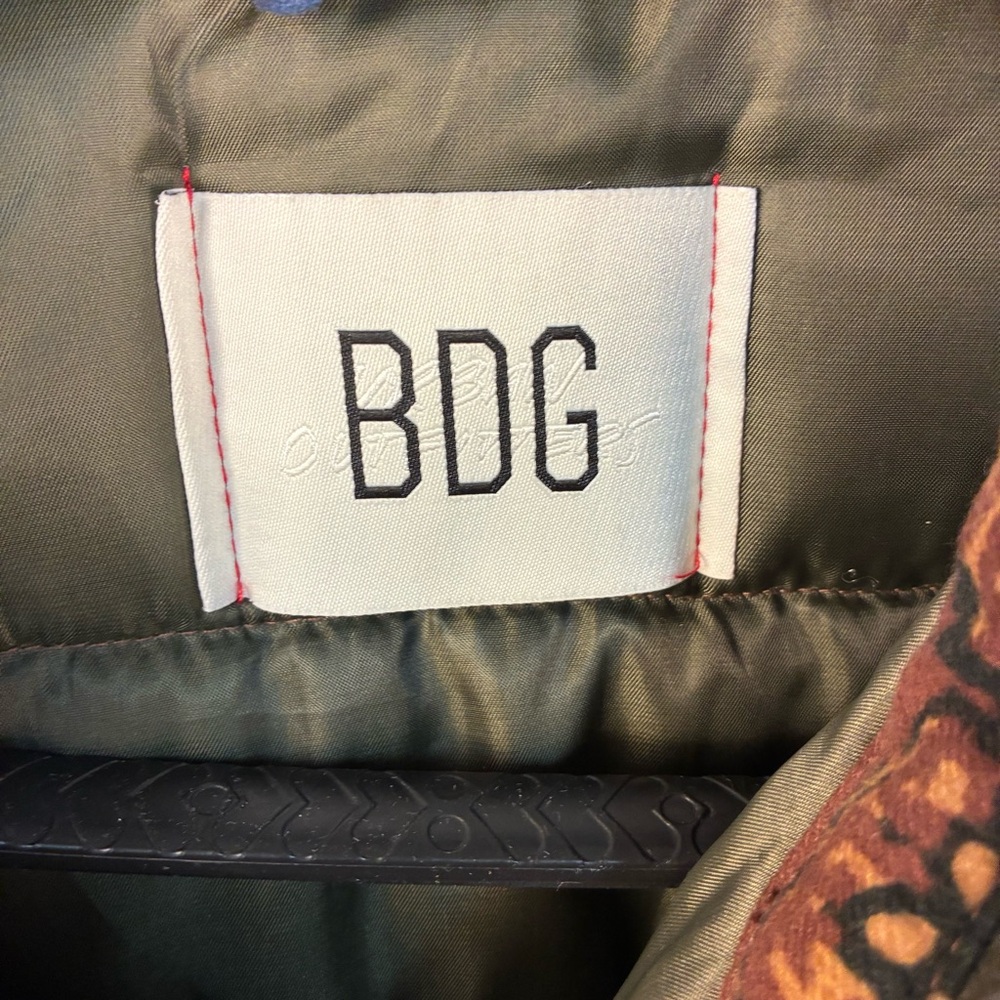 NWOT BDG Pattern Quilted Puff Patchwork Jacket XL - image 5